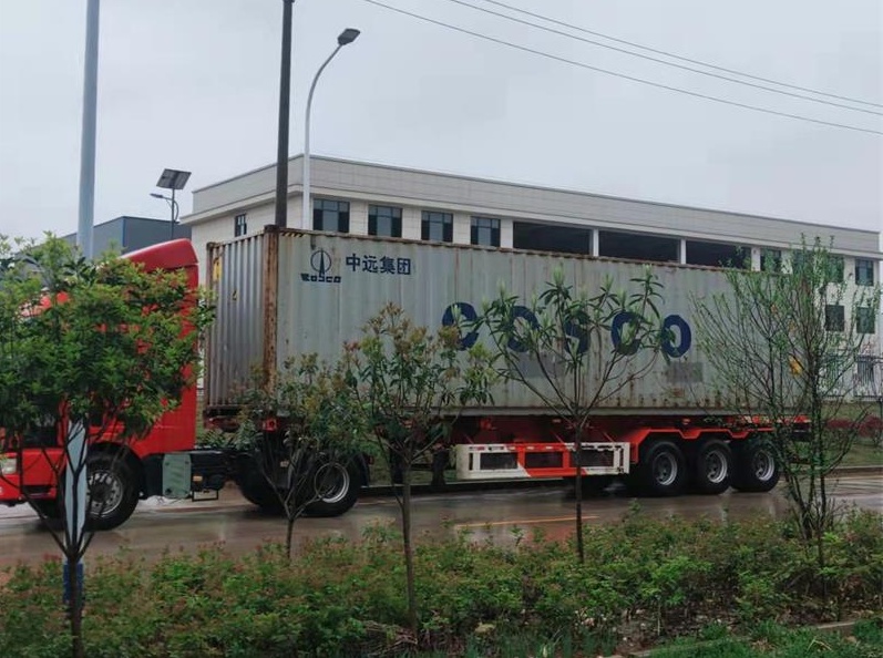 純水一號(hào)發(fā)往泰國(guó)90T/H超純水設(shè)備順利裝柜